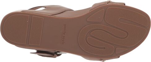 Gentle Souls by Kenneth Cole Women's Women's Giulia Wedge Sandal, Luggage, 9.5 in Saudi Arabia