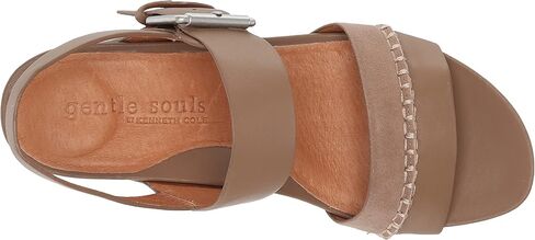 Gentle Souls by Kenneth Cole Women's Women's Giulia Wedge Sandal, Luggage, 9.5 in Saudi Arabia