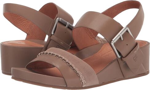 Gentle Souls by Kenneth Cole Women's Women's Giulia Wedge Sandal, Luggage, 9.5 in Saudi Arabia