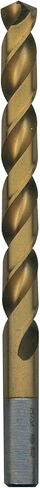 BOSCH TI4154 27/64 In. x 5-3/8 In. Titanium Nitride Coated Metal Drill Bit with 3/8 In. Reduced Shank for Applications in Heavy-Gauge Carbon Steels, Light Gauge Metal, Hardwood,1-Piece in Saudi Arabia