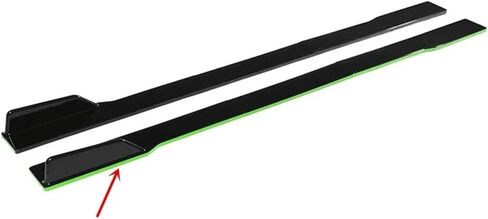 Universal 2m Car Side Skirt Winglet Side Wing Bumper Spoiler Lip Compatible for SEAT Leon FR 5F MK1 MK3 MK3.5 MK5 Compatible for Ibiza 6J 6L Body Kit(Carbon Fiber Look) in Saudi Arabia