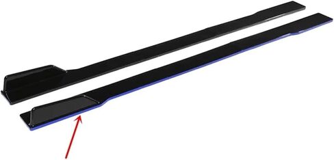 Universal 2m Car Side Skirt Winglet Side Wing Bumper Spoiler Lip Compatible for SEAT Leon FR 5F MK1 MK3 MK3.5 MK5 Compatible for Ibiza 6J 6L Body Kit(Carbon Fiber Look) in Saudi Arabia