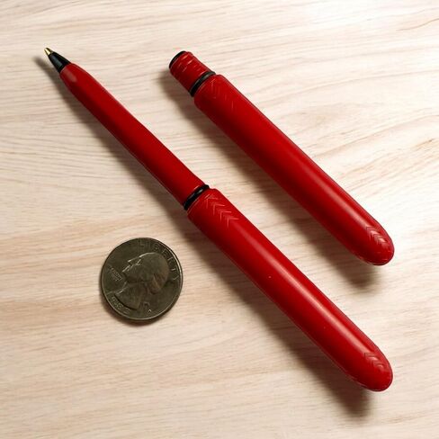 The USA Made Pocket Pen – 3 Pack with metal clips – compact, affordable, lightweight, EDC black ink ballpoint pen – mini pen that is waterproof and floats – carries small, writes big (Black) in Saudi Arabia