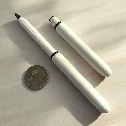 The USA Made Pocket Pen – 3 Pack with metal clips – compact, affordable, lightweight, EDC black ink ballpoint pen – mini pen that is waterproof and floats – carries small, writes big (Black) in Saudi Arabia