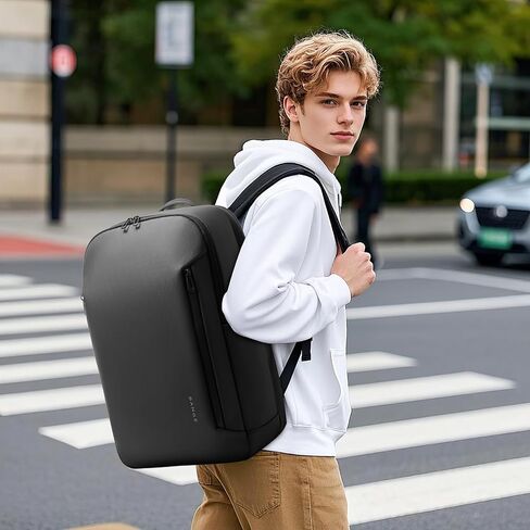 BANGE Durable Business Smart Backpack for Men and Women，can holds 15.6 Inches Laptop Backpack, Waterproof Commute Work Travel Backpack, Flight Carry-On (black) in Saudi Arabia