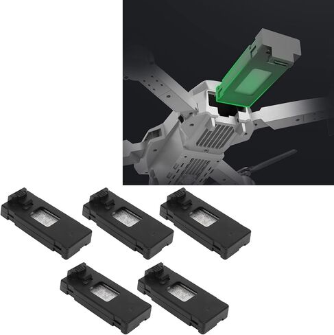 5 PCS RC Prate Battery Prategle ، 3.7V 1800MAH LI ION BATTERY لـ E88 E88PRO LSE525 E525 PRO in Kuwait