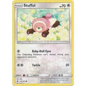 Pokemon - Stufful - 110/147 - Common - Sun & Moon: Burning Shadows