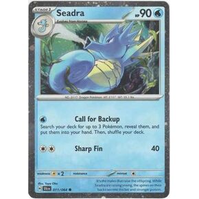 Pokemon – Seadra 011/064 – Promo Cosmos Foil – Shrouded Fable – Single Card