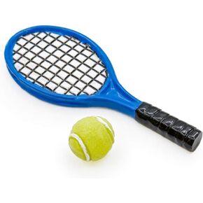 1 Set 1/12 Miniature Tennis Racket Racquet Dollhouse Accessories, Mini Tennis Racket, Dollhouse Décor, Toy Tennis Racket, Decorations