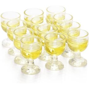 Odoria 1/12 Miniature Empty Wine Glasses Dollhouse Decoration Accessories, 12Pcs in Kuwait