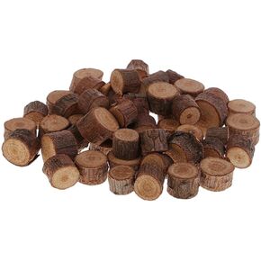 50 Pieces Natural Wood Round Log Slices Disc for Wedding Centerpieces Decor