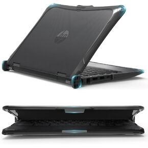 IBENZER Hexpact 360 Case for HP Pro x360 Fortis Probook 11 inch G9 G10 G11, 2 in 1 Heavy Duty Rugged Protective Hard Shell Snap on Cover for K12 Education Students, Drop Tested, HP11PB-G10