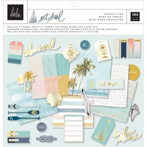 AMERICAN CRAFTS Heidi Swapp Set Sail Project Pad 12""X12""-163 Pieces