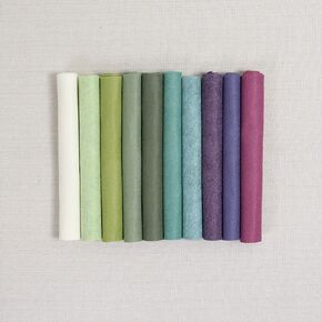 Benzie Design Wool Felt,10 pcs 9"x12" in Flower Colors, 1 mm Thick, Soft & Pliable, Wool Blend Felt, Succulents 9"x12"
