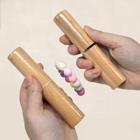 2 PCS Beech Knot Grippers with 1 PCS Loop Turner Knot Grippers Tool for Silicone Beads Bead Knotting Kool (Beech)