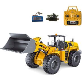 TOUCAN RC HOBBY 1/14 HUINA Toys 2.4G 10CH Radio Controlled Loader 1583 Electric Lifting System Lights Sound RC Construction Vehicles Assembled for Adult
