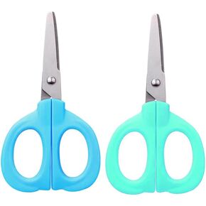 ANJOBIBI-9.0-Arts, Crafts & Sewing›Crafting›Craft Supplies›Cutting Tools›Scissors (green+blue)