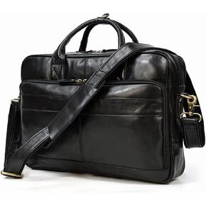 Travel Laptop Bag For Men Large Handbag Male Business Briefcase Fashion Real Cowhide Computer Shoulder Bag