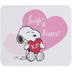 CafePress Snoopy Hugs and Kisses Mousepad Non-Slip Rubber Gaming Mousepad