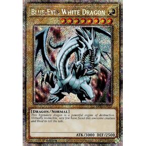 Blue-Eyes White Dragon (Platinum Secret Rare) - RA03-EN079 - Platinum Secret Rare - 1st Edition
