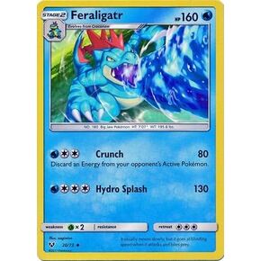 Pokemon - Feraligatr - 20/73 - Uncommon - Sun & Moon: Shining Legends