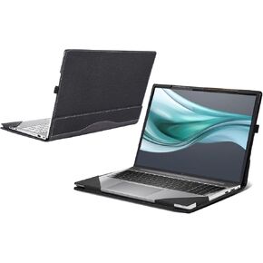 Laptop Case Cover for HP EliteBook 640 G11 14 ''Laptop [not Compatible with Any Other Model] ，2 in 1 PU Leather Inside Pocket Cover (Dark Gray)