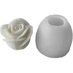 3D Rose Flower Silicone Mold Rose Soap Mold Resin Epoxy Flower Molds Candle Wax Mold Cake Silicone Mould