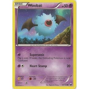 Pokemon - Woobat (50/108) - BW - Dark Explorers