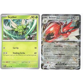 Scizor ex 111/162 Pokemon Temporal Forces – 2 Card Set