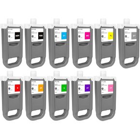 PFI-2700 Ink Tank Replacement for Canon PFI-2700 Compatible with Canon ImagePROGRAF PRO-2600 PRO-4600 PRO-6600 GP-2000 GP-4000 GP-4600S GP-6600s Printers, 11-Pack, 700ml Each