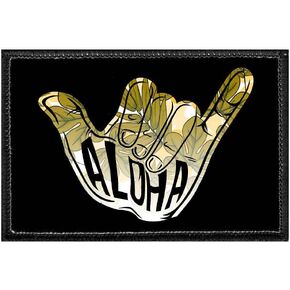 Aloha - Hang Loose | Hook and Loop Attach for Hats, Jeans, Vest, Coat | 2x3 in | by Pull Patch