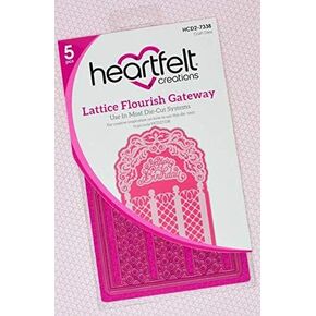 Heartfelt Creations Cut & Emboss Dies, Lattice Flourish Gateway