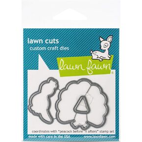Lawn Fawn Dies - Peacock Before 'n Afters (LF1961)