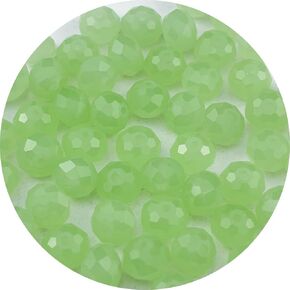 100pcs 8mm Crystal Glass Beads Faceted Rondelle Glass Spacer Beads for Bracelets Necklace Pendants Earrings Key Chains Jewelry Making(Dark Blue Porcelain)