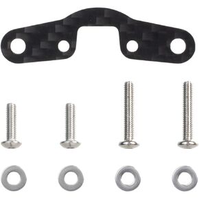 Carbon Fiber Steering Bracket Reinforcement Mount for 1/10 Tamiya TT-02 TT-02B Chassis RC Racing Car Upgrades