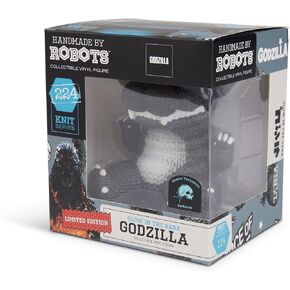 Handmade by Robots Godzilla Blue Glow in The Dark Vinyl Figure, Gray, HMBR224