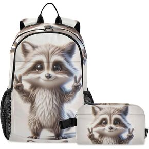 ALAZA Cherry Blossom Sakura Floral Backpack and Lunch Bag Set Back Pack Bookbag Cooler Case Kits