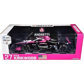 Greenlight Dallara IndyCar #27 Kyle Kirkwood AutoNation Andretti Autosport NTT IndyCar Series (2024) 1/18 Diecast Model Car