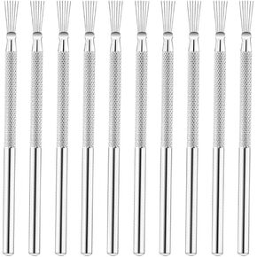 Takelablaze Clay Needle Tools 10Pcs Pottery Feather Wire Texture Tools Clay Sculpting Detail Tools for Ceremics Clay Pottery Sculpture Detail Texturing Modeling Tools