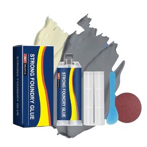Weld Super Glue,Metal Repair Glue Heavy Duty,Super Strong Foundry Glue High Temperature for Metal (1 Set)