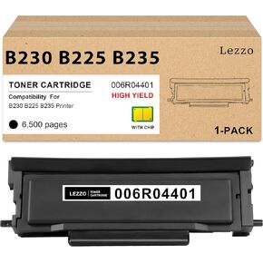 B230 B225 B235 Black Toner Cartridge 1-Pack (with New Chip) High Yield 006R04401 Toner Replacement for Xerox B230 B225 B235 Printers Toner - 6,500 Pages