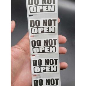 50PCS DO NOT Open Warning Labels Stickers Bulk lot Decals Labels