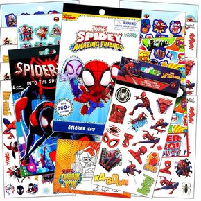 Marvel Disney Stickers for Kids Bundle includes Spidey Stickers, Reward Stickers, and More (Spiderman Stickers Set)