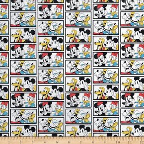 Disney Mickey and Friends Mickey and Friends Tile Multi, Fabric by The Yard