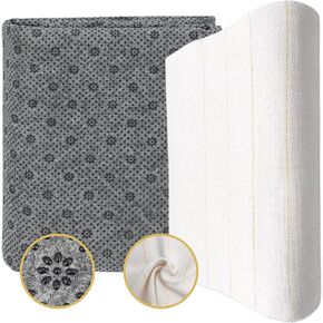 72 x 40 Inch Primary Tufting Cloth and 72 x 40 Inch Non Slip Fabric Final Backing Cloth Monks Fabric for Tufting Gun Rug Supplies Embroidery Crafts Favors