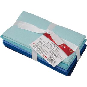 Singer Fabric, 100% Cotton, Red Solid 5Pc Bundle
