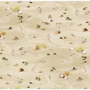 Children of The Sea Quilt Fabric by The Yard - Cotton/100% - Print - Starfish Pattern - Quilt Fabric by the Yard
