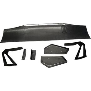 Carbon Fiber Big Tail Rear Spoiler Wing Trunk Wing Splitter Compatible for Ford Mustang Robot 3 Style FRP 2015-2021(Carbon Fiber)