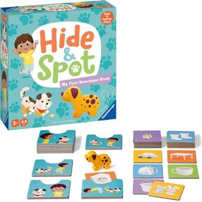 Ravensburger Hide & Spot Preschool Game - Family Scavenger Hunt Activity for Children Ages 3 and Up