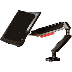 Monitor Stand Mechanical arm Suitable for Computer Lifting and Rotating Cantilever Portable Screen Hole Bracket X1(Black)